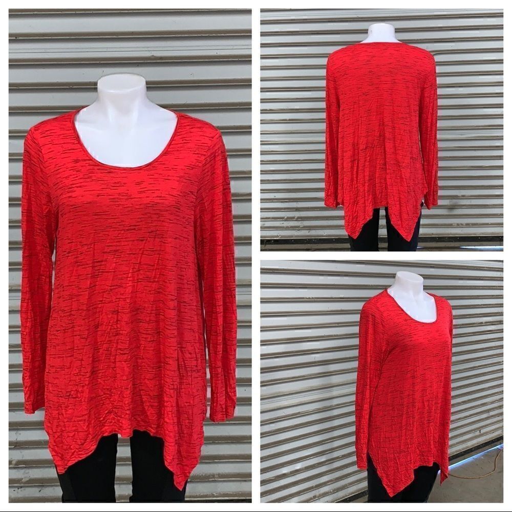 🛍️Bass red handkerchief top  